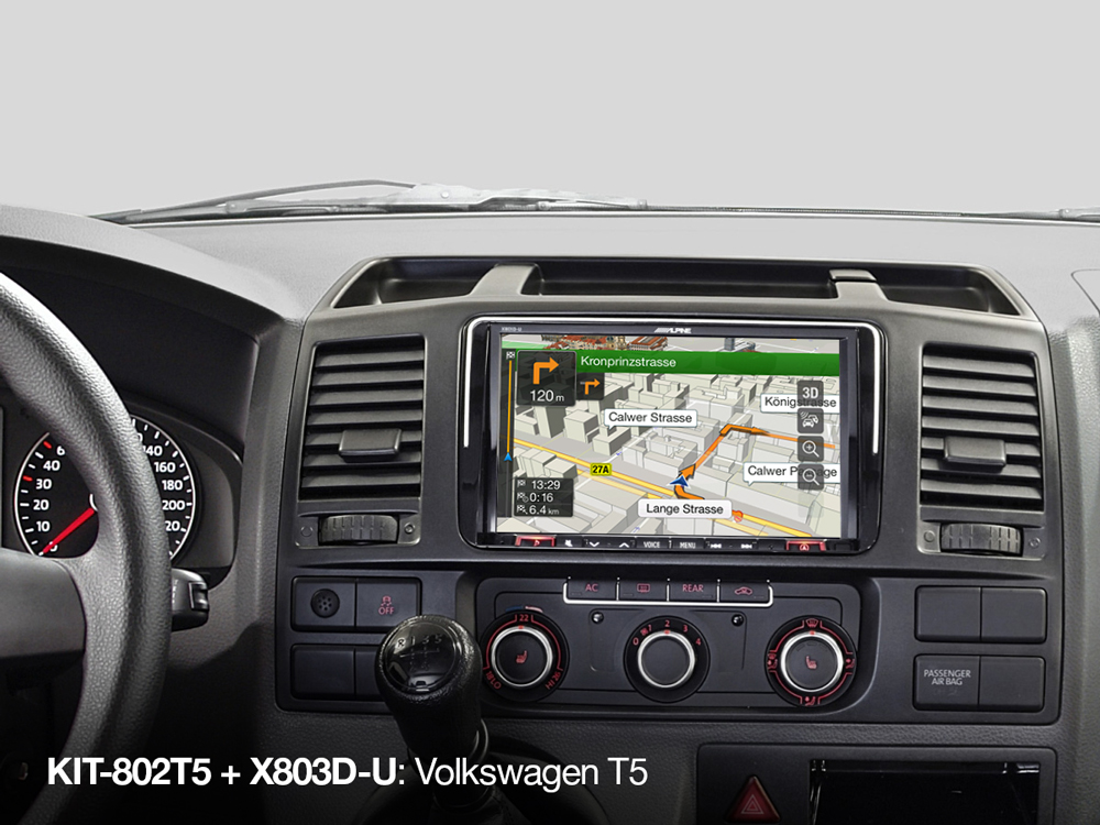 Camper Navigatie VW T5/T6. Incl Aansluitmaterialen en Extra