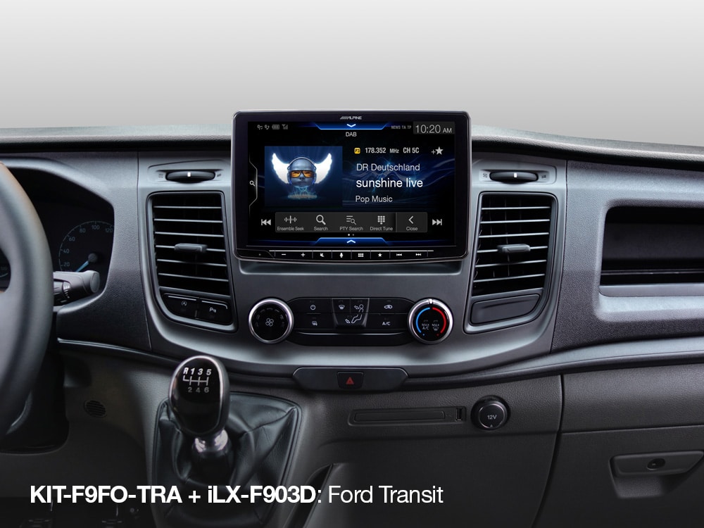 Alpine ILXF903D Ford Transit Custom vanaf 2018 Car